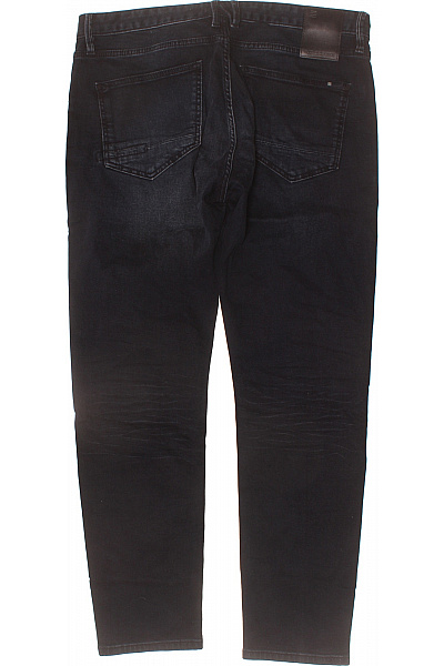 NO EXCESS Pánské džíny rovné strečové seprané modré Vel. W36/L32 | NO EXCESS | obrázek 2