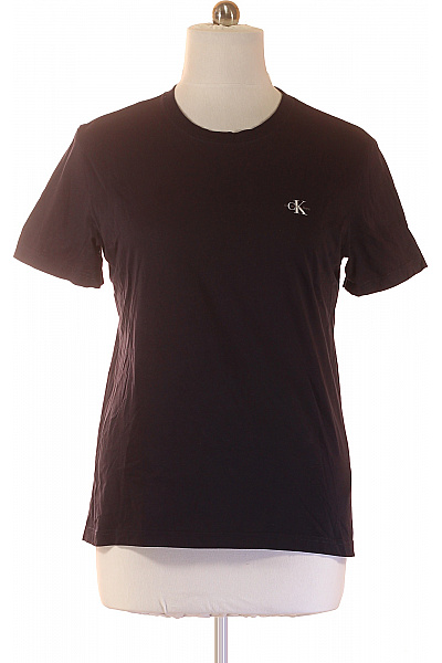 Calvin Klein Tričko s krátkým rukávem a výšivkou basic černé bavlněné Vel. L | Calvin Klein | obrázek 2