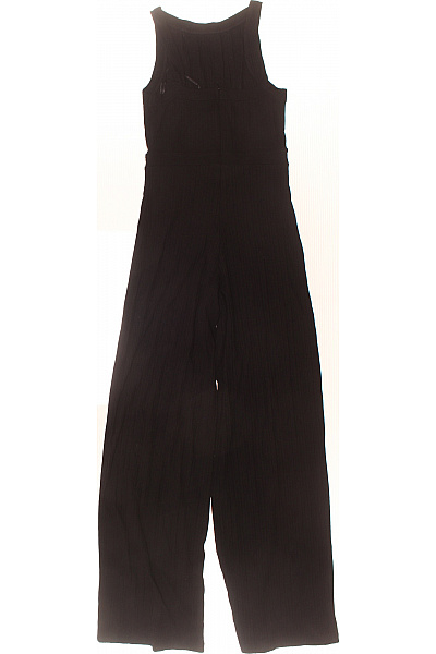 dámský černý overal bez rukávů viskózový Velikost 36 | Unimoda | obrázek 3