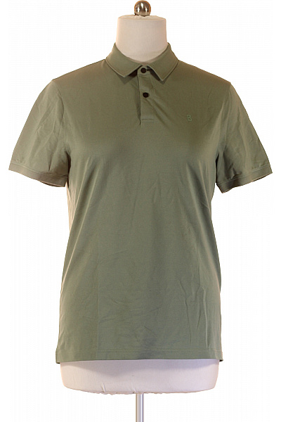 Bogner Pánské bavlněné polo tričko s krátkým rukávem khaki jednobarevné basic Vel. L | Bogner | obrázek 2