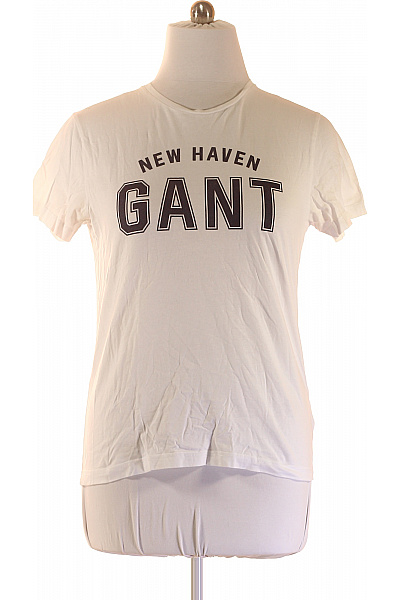 GANT Dámské Tričko S Krátkým Rukávem A Potiskem Gant Vel. L