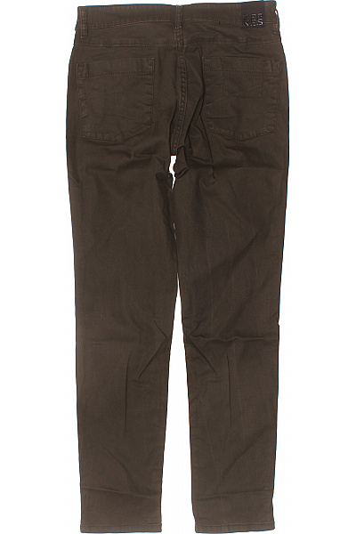 ZERRES Dámské bavlněné kalhoty volnočasové hnědé s kapsami rovné Vel. EU 38 | ZERRES | obrázek 2