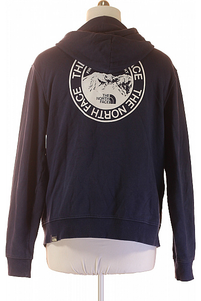 THE NORTH FACE Pánská tmavě modrá mikina s kapucí a výšivkou na zip Vel. xl | THE NORTH FACE | obrázek 3