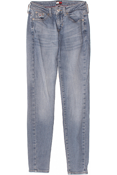 TOMMY HILFIGER Dámské Džíny úzké Strečové Seprané Velikost 26/32