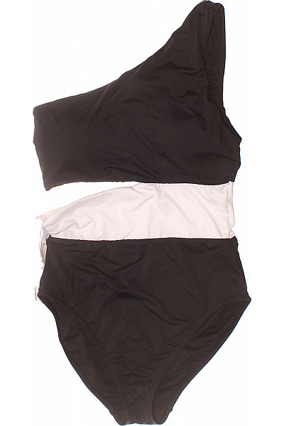 Ralph Lauren Dámské jednodílné plavky asymetrické černo-bílé nylonové Velikost 40 | Ralph Lauren | obrázek 2