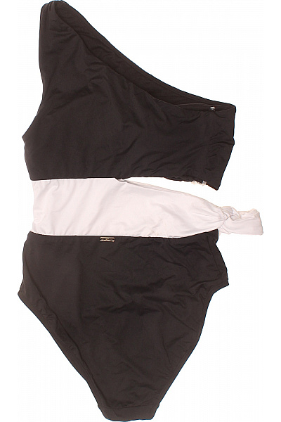 Ralph Lauren Dámské jednodílné plavky asymetrické černo-bílé nylonové Velikost 40 | Ralph Lauren | obrázek 3