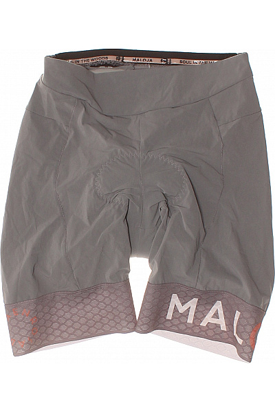 MALOJA Pánské Cyklistické Kraťasy S Potiskem šedé Velikost XXS