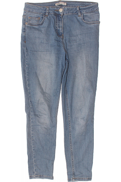 Oasis Dámské Modré Strečové Džíny S Kapsami Rovné Velikost EU 14