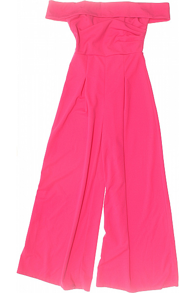 Wal G Růžový Overal Bez Rukávů Společenský Polyesterové Vel. EU S