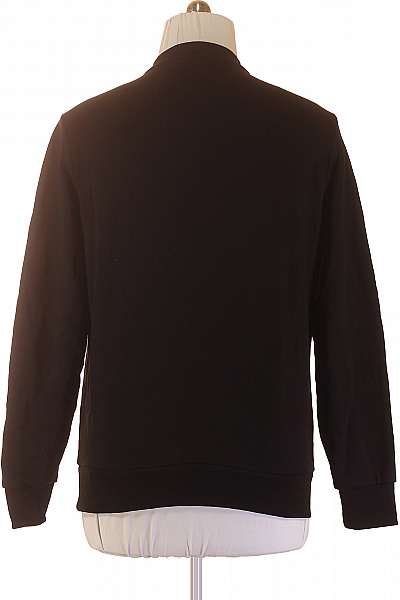 DIESEL pánská bavlněná mikina s dlouhým rukávem a potiskem přes hlavu černá Velikost L | DIESEL | obrázek 3