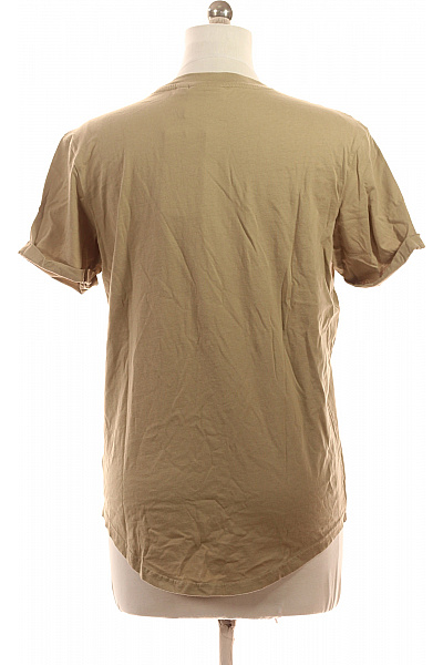 Calvin Klein Pánské tričko s krátkým rukávem basic jednobarevné bavlněné khaki Vel. M | Calvin Klein | obrázek 3