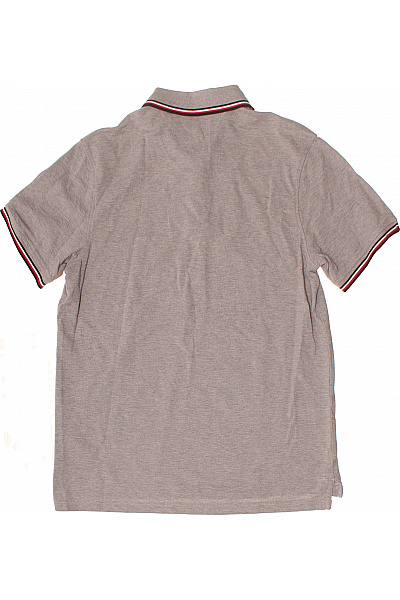 TOMMY HILFIGER Pánské tričko polo s krátkým rukávem šedé Vel. EU XL | TOMMY HILFIGER | obrázek 3