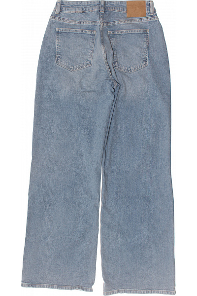 Dámské džíny volné bavlněné se širokými nohavicemi vyšisované Velikost 38 | Unimoda | obrázek 2