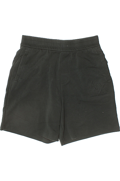 ARMANI pánské teplákové kraťasy volnočasové černé s kapsami Vel. s | ARMANI | obrázek 2