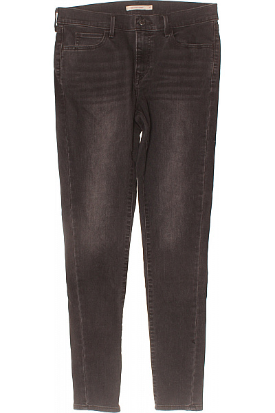 LEVIS Dámské Strečové Džíny úzké Seprané S Kapsami Velikost 30