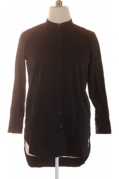 LAWRENCE GREY Dámská bavlněná košile s dlouhým rukávem a stojáčkem černá Velikost 42 | LAWRENCE GREY | obrázek 2