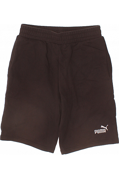 Puma Kraťasy Sportovní Volnočasové Bavlněné S Kapsami Hnědé Vel. S
