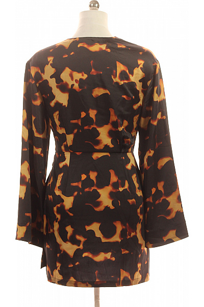 Dámské zavinovací šaty s dlouhým rukávem a zvířecím vzorem Velikost EU 38 | Unimoda | obrázek 3