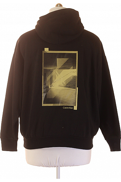 Calvin Klein Pánská černá mikina s kapucí a dlouhým rukávem Velikost M | Calvin Klein | obrázek 2