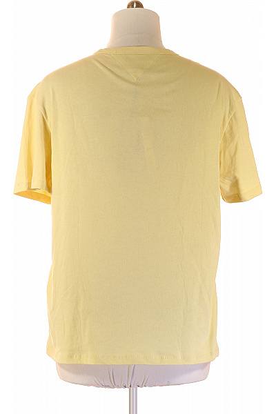 TOMMY HILFIGER Tričko s krátkým rukávem žluté basic bavlněné Vel. XL | TOMMY HILFIGER | obrázek 2