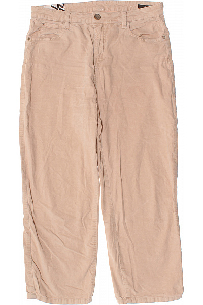 OPUS Dámské manšestrové volnočasové kalhoty béžové s kapsami Vel. 38 | OPUS | obrázek 2