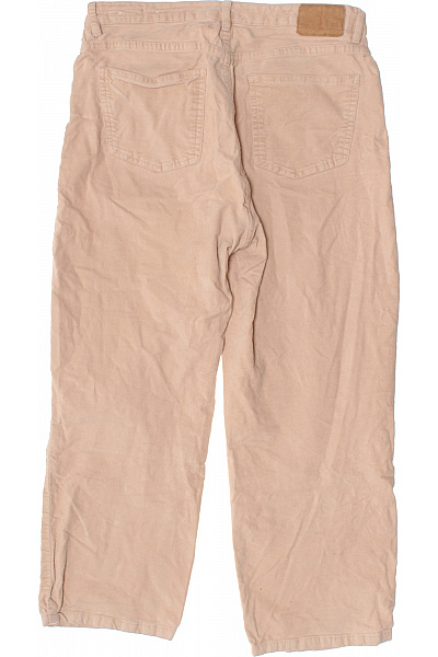 OPUS Dámské manšestrové volnočasové kalhoty béžové s kapsami Vel. 38 | OPUS | obrázek 3