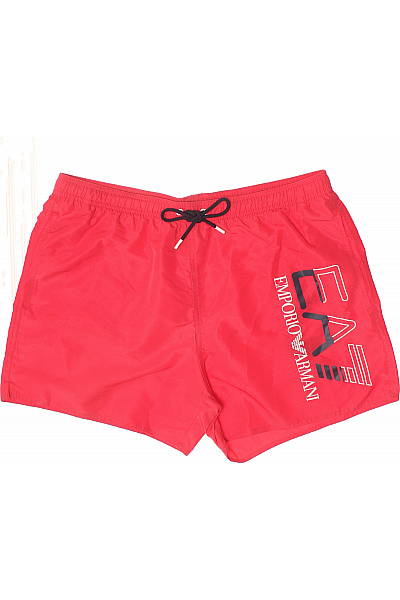 ARMANI pánské červené kraťasy s potiskem volnočasové Vel. L | ARMANI | obrázek 2
