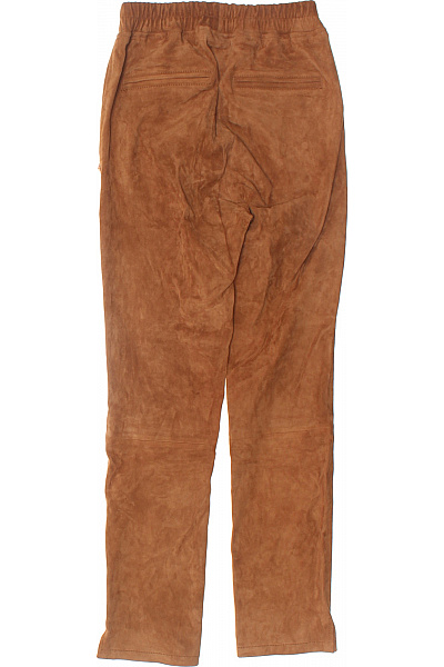 ARMA Dámské hnědé kožené volnočasové kalhoty s kapsami Velikost EU 32 | ARMA | obrázek 2