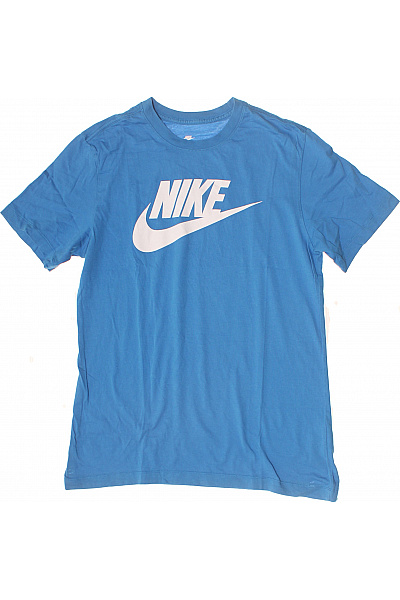 Nike Pánské tričko s krátkým rukávem a potiskem basic modré Vel. m | Nike | obrázek 2