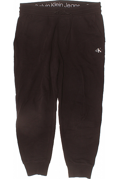 Calvin Klein pánské tepláky bavlněné sportovní volnočasové dlouhé černé s kapsami Velikost L | Calvin Klein | obrázek 2