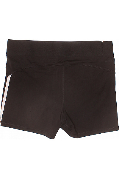 ADIDAS Dámské černé sportovní krátké strečové kraťasy s pruhy Vel. EU L | ADIDAS | obrázek 2