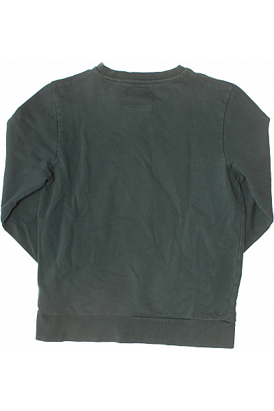 TOMMY HILFIGER Dětská chlapecká bavlněná mikina zelená Vel. 164 CM | TOMMY HILFIGER | obrázek 3