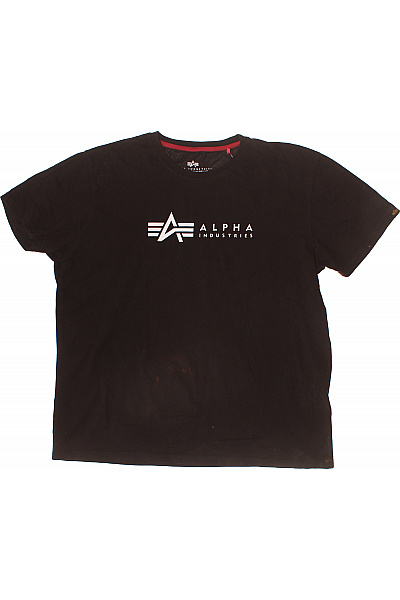 Alpha Industries Pánské Tričko S Krátkým Rukávem A Potiskem Velikost Xl