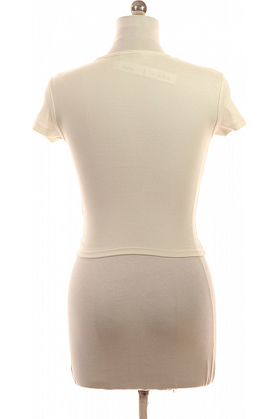 Bershka Dámské tričko s krátkým rukávem a potiskem kočky s nápisem Velikost M | Bershka | obrázek 3