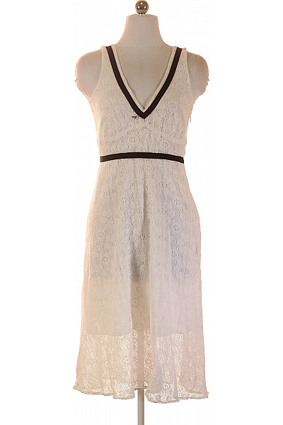 InWear Bílé krajkové šaty bez rukávů midi letní elegantní Vel. 36 | InWear | obrázek 2