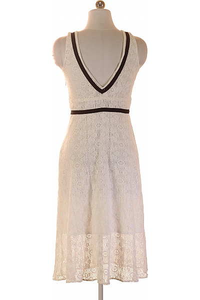 InWear Bílé krajkové šaty bez rukávů midi letní elegantní Vel. 36 | InWear | obrázek 3