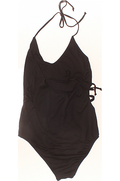 URBAN CLASSICS jednodílné plavky za krk žebrované černé na zavazování sexy Vel. XXL | URBAN CLASSICS | obrázek 2