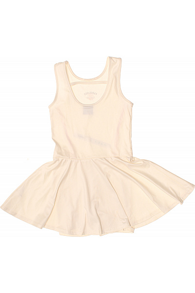 Dívčí šaty krémové Vel. 146 | Unimoda | obrázek 2