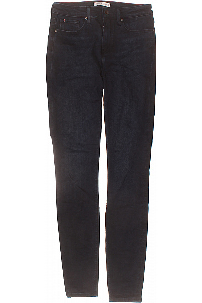 TOMMY HILFIGER Dámské Džíny Skinny Vysoký Pas Strečové Modré Velikost 27/32