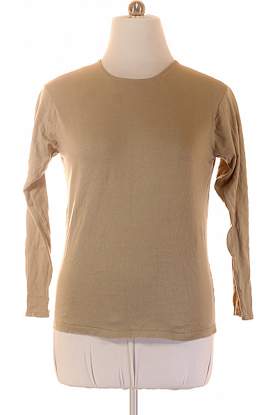 Pánský svetr s dlouhým rukávem béžový basic Vel. M | Unimoda | obrázek 2