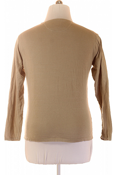 Pánský svetr s dlouhým rukávem béžový basic Vel. M | Unimoda | obrázek 3