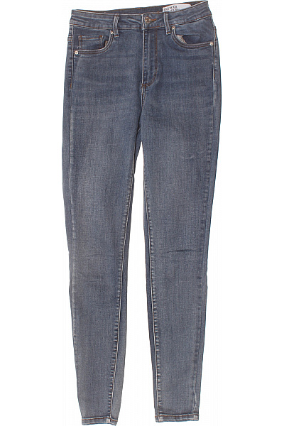 VERO MODA Dámské Džíny Strečové úzké S Vysokým Pasem Modré Velikost EU XS