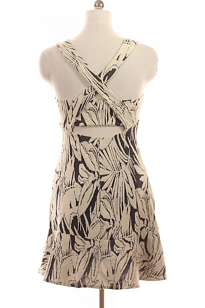 MANGO dámské šaty bez rukávů květované letní volnočasové bavlněné Vel. M | MANGO | obrázek 3