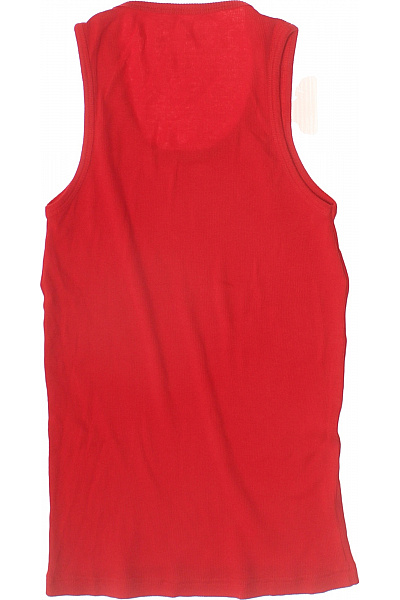 dámské červené tílko basic bez rukávů Vel. s | Unimoda | obrázek 3