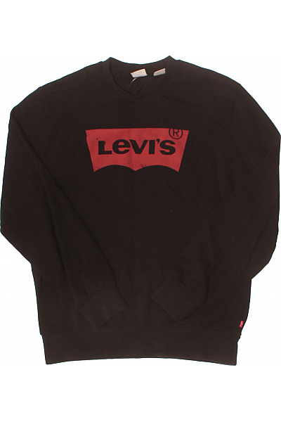 LEVIS pánská mikina s dlouhým rukávem a potiskem přes hlavu Velikost S | LEVIS | obrázek 2