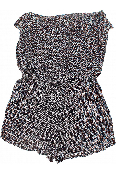 TOM TAILOR černobílé pruhované overaly bez rukávů letní Vel. XL | TOM TAILOR | obrázek 3