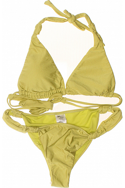 SHIWI Dámské žluté bikiny trojúhelníkové na zavazování Vel. 40 | SHIWI | obrázek 2