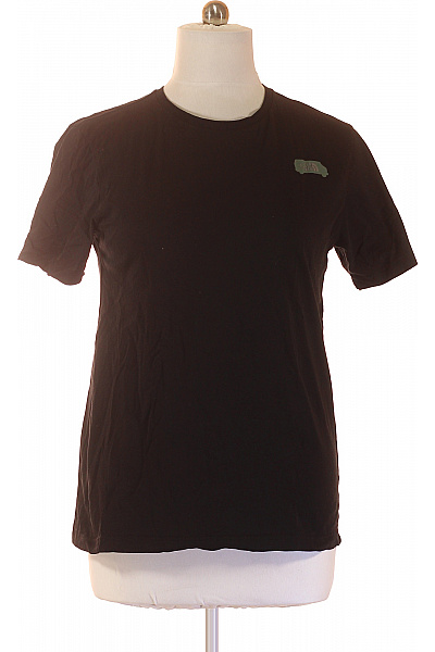 THE NORTH FACE Pánské Tričko S Krátkým Rukávem Bavlněné černé Basic Vel. L