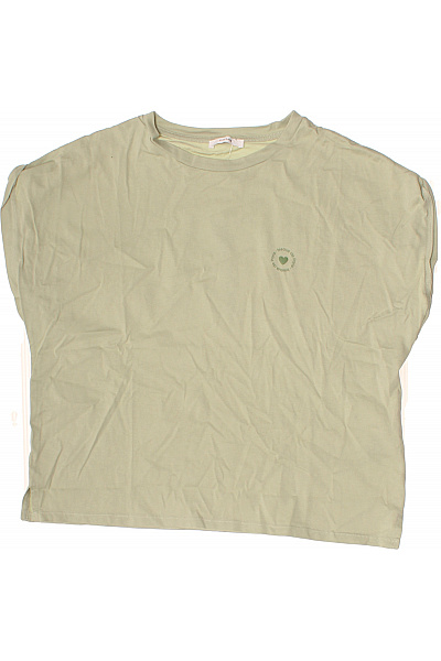 OPUS Dámské tričko s krátkým rukávem a výšivkou basic oversize Vel. 36 | OPUS | obrázek 2