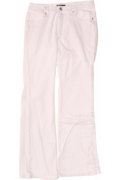 ONLY Dámské Bílé Bavlněné Džíny Zvonové S Kapsami Velikost 44/32